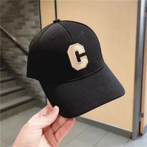 Hats for Men 2023 New C Letter Embroidered Baseball Cap Kpop Fashion Couple Snapback Cap Men and Women Sun Hats Chapeau Homme - Image 3