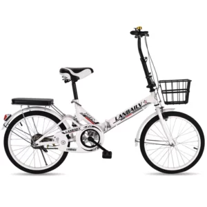 Folding bicycle for men and women, super lightweight and shock-absorbing mini adult 16 inch 20 inch adult children student bike - Image 4