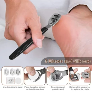 27PCS Foot Care Tool Pedicure Manicure Kit Set Stainless Steel Peeling Exfoliating Callus Dead Skin Remover Foot Scrubbing Brush - Image 3