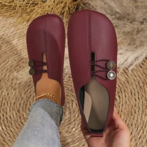 Women Flats Shoes 2024 New Spring Autumn Casual Comfortable Boat Shoes Loafers Round Toe Ballet Outdoor Soft Bottom Flat Shoes - Image 6