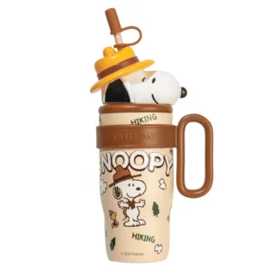 800ML Snoopy Doll Thermos Cup Cute Cartoon 316 Stainless Steel Large Capacity Portable Handle Outdoor Sports Water Cup Straw Cup - Image 6