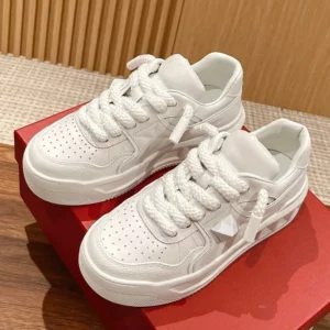 2024 Solid color Fashion Women's Casual Shoes Platform Waterproof Breathable Running Shoes Luxury Brand Sneakers Vulcanize Shoes - Image 5
