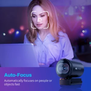 Webcam 4K Streaming Web Camera 1080P 60FPS USB Camera EMEET S600 Autofocus Living Stream Camera With Mics for Tiktok/YouTube - Image 3