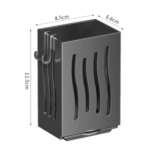 Multifunctional Kitchen Utensil Storage Rack Chopstick Draining Holder Wall-Mounted Freestanding Cutlery Tableware Organizer Box - Image 6