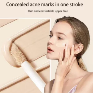 Waterproof Concealer Pen Full Coverage Cover Dark Circles Acne Pores Concealer Pen Matte Foundation Cream Facial Makeup Cosmetic - Image 2