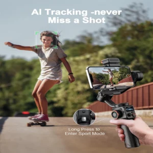 Hohem Office Gimbal iSteady M6 3-Axis Cell phone stabilize for xiaomi with AI tracker Magnetic Fill Light Full Color Video Vlogg - Image 3