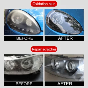 Car Headlight Polishing Agent Scratch Remover Repair Headlight Renewal Polish Liquid Headlights Restoration Kit Auto Accessories - Image 4