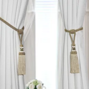 1PC Curtain Tiebacks Tassel Curtain Clips Rope Curtain Tie Backs Holdbacks Decorative Curtain Holder Accessories For Drape - Image 6