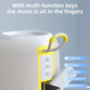 ZIHOTLE TG655 Wireless Bluetooth Speaker Subwoofer Stereo Sound Box Outdoor Waterproof Portable Loudspeaker Caixa De Som - Image 5