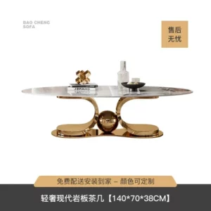 Luxury White Coffee Tables Modern Design Minimalist Nordic Side Table Legs Metal Irregular Table Basses De Salon Home Furniture - Image 6