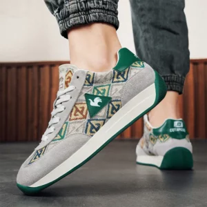New Retro Brown Men's Sneakers Brand 2024 Designer Trainers Men Jogging Shoes Fashion Platform Shoes Men Beathable Running Shoes - Image 2