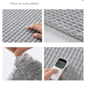 Kitchen Runner Lightweight Entryway Rug Woven Throw Mat with Tassels,Non-Shedding Washable Rug Pile Runner for Bedroom Doorway - Image 3