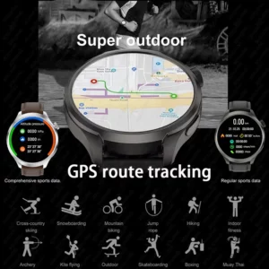 For HUAWEI Outdoor Sports Smart Watch Men 1.85" AMOLED Screen NFC GPS Compass Heart rate Waterproof Bluetooth Call SmartWatch - Image 3