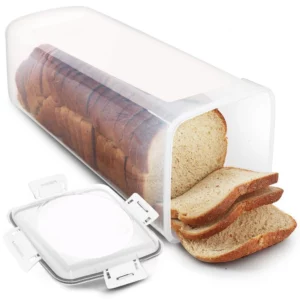 Bread Loaf Container Clear Airtight Bread Box With Lid Sandwich Bread Holder For Homemade Bread Tall Bread Saver For Kitchen - Image 6