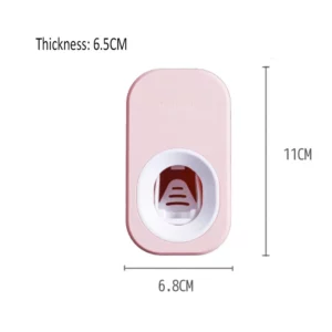 Automatic Toothpaste Dispenser Squeezers Toothpaste Tooth Dust-proof Toothbrush Holder Wall Mount Stand Bathroom Accessories Set - Image 6