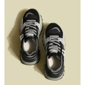 Leisure Sports Shoes Leather Breathable Sport Women Flat Shoes with Straps Autumn and Winter Dad Shoe Soft Soled - Image 6