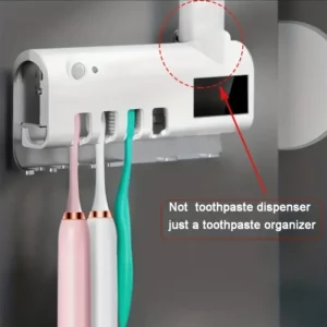 Multifunctional Toothbrush Holder Induction UV Sterilization Automatic Toothpaste Squeezing Support Electric Toothbrush - Image 3