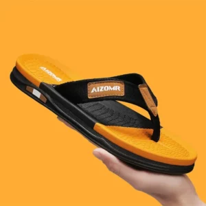 Men Slippers Summer New 2024 Slides Flip Flops Indoor Outdoor Walking Casual Beach Shoes Flat Sandals Mens Shoes - Image 2