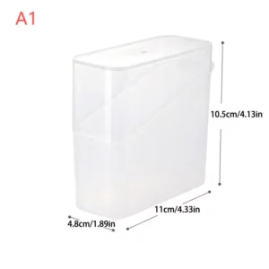 Cheese Keeper Case Airtight Food Storage Container With Lid Large Capacity Slice Cheese Holder Frige Odor Transparent Organizer - Image 2