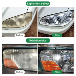 Car Headlight Restoration Polishing Kits Headlamp Scratch Remover Repair Cleaning Paste Remove Oxidation Headlight Polish Liquid - Image 2