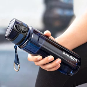 UZSPACE Sport Water Bottle BPA Free Portable Leakproof Shaker Plastic Bottle EcoFriendly Outdoor Trave Drinkware 350/500/1000ml - Image 2