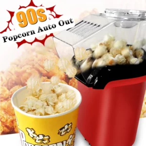 Oil-free air Corn machine,Pipoqueir eletrica hot air machine Mini Popcorn maker machine-1200W Household Healthy home kitchen - Image 2