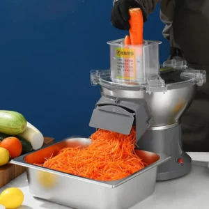 Electric potatoes French fries chips cutter Slicer carrot dicing machine shredding grater machine Ham Granulator food processor - Image 4