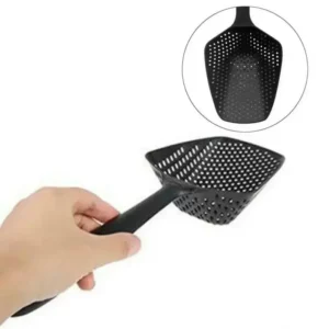 1PC Spoon Filter Cooking Shovel Strainer Scoop Nylon Spoon Kitchen Accessories Nylon Strainer Scoop Colander Leaking Shovel Tool - Image 4