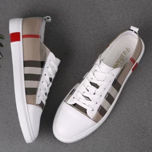 2022 New Fashion Mens Breathable Skateboard Shoes Men Fashion Sneakers High Quality Trainers Shoes Casual Genuine Leather Shoes - Image 6