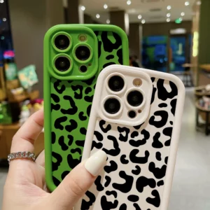 Leopard Print Phone Case For iPhone 11 Cases Iphone 16 Pro Max 13 14 15 12 7 8 Plus XS X SE 16promax 16pro Silicon Fundas Cover - Image 4
