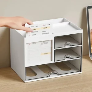 Desktop Combination Drawer Storage Box Desk Organizer Reasonable Partition Office Accessories Pen Holder Organizers Stationery - Image 3