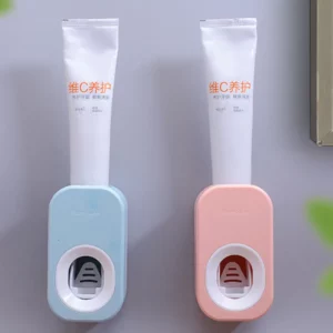 Automatic Toothpaste Dispenser Squeezers Toothpaste Tooth Dust-proof Toothbrush Holder Wall Mount Stand Bathroom Accessories Set - Image 5