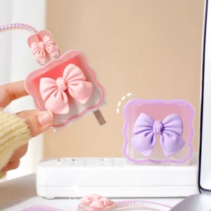 Cherry Flower For US Charger Protector Data Cable 20W 18W Protective Cover For iPhone 15 14 13 12 11 Pro Max For Xiaomi Samsung - Image 3