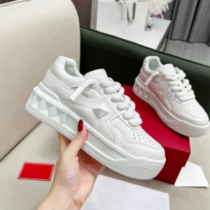 2024 Solid color Fashion Women's Casual Shoes Platform Waterproof Breathable Running Shoes Luxury Brand Sneakers Vulcanize Shoes - Image 2