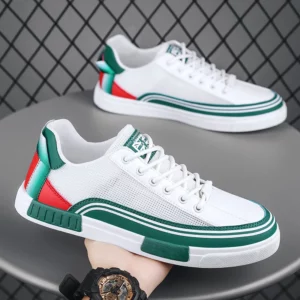 Big Size 38-47 Summer Thin High Quality Casual Men's Sneakers Tenis Masculino Mesh Shoes Running Designer Board Shoes For Men - Image 5