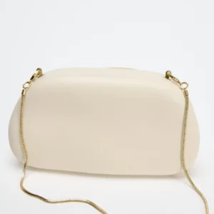 Gold metal Closure Box Clutch Bag women evening wedding party cute purse bag handbag dark red beige 2024 winter new - Image 4
