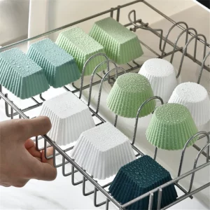 12pcs/Set Silicone Cake Mold Round Shaped Muffin Cupcake Baking Molds Kitchen Cooking Bakeware Maker DIY Cake Decorating Tools - Image 4