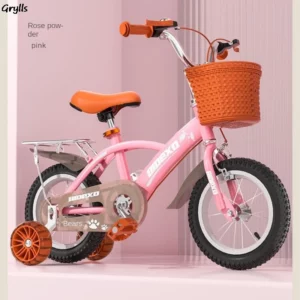 Grylls UK Kids Bike With Training Wheels Female 3-6 Year Old Kids Bike 12/14/16 Inch Kids Bike With Back Seat Hot New - Image 5