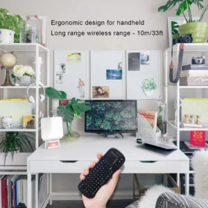 iPazzPort Mini Bluetooth＆ 2.4GHz Wireless Keyboard with Touchpad MouseCombo for Android TV Box/PC/Tablet/PS4/Raspberry Pi 3/HTPC - Image 5