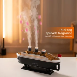 New Raindrop Green Landscape Humidifier, Air Humidifier Diffuser with Essential Oil Aromatherapy Function, Suitable for Home Use - Image 6
