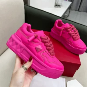 2024 Solid color Fashion Women's Casual Shoes Platform Waterproof Breathable Running Shoes Luxury Brand Sneakers Vulcanize Shoes - Image 1