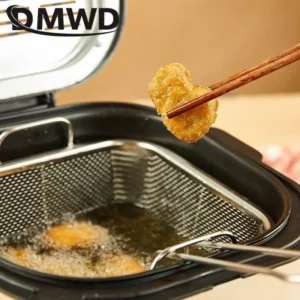 5L Household Electric Deep Fryer Intelligent Temperature adjustable Frying Machine Visualization Multicooker Removable Basket - Image 4