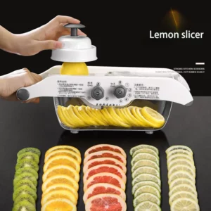 Multifunctional Lemon Grater Vegetable Slicer With Basket,Fruit Potato Chopper Carrot Cutter Slicer Kitchen Accessories - Image 5