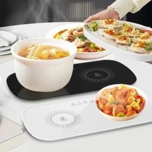 Electric Food Warming Tray Food Warming Tray Long Lasting Warming Plates Fast Heating Food Warmer Tray for Home Dinner Plate - Image 1