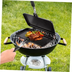 NonStick Sandwich Maker Mini Waffle Breakfast Pot Baking Pan Barbecue Oven Household Mould Egg Frying Pan for Kitchen Restaurant - Image 3
