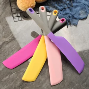 Large Silicone Baking Scraper Cream Scraper Jam Mixing Knife Cake Scraper Bread Knife Baking Tool - Image 5