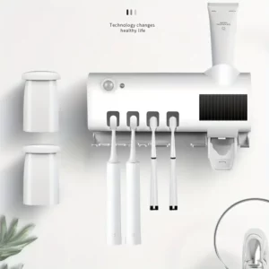 Multifunctional Toothbrush Holder Induction UV Sterilization Automatic Toothpaste Squeezing Support Electric Toothbrush - Image 5