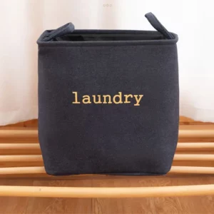 Jute Cloth Art Dirty Clothes Collection Basket Light Luxury Home Bathroom Foldable Laundry Basket Large Capacity Storage - Image 3