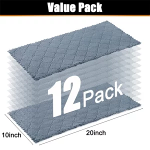 Kitinjoy 6pcs Microfiber Towel Absorbent Kitchen Cloth Wash Kitchen Clean Cloth Soft Lint Free Dish Cloth Household Wash Towel - Image 5