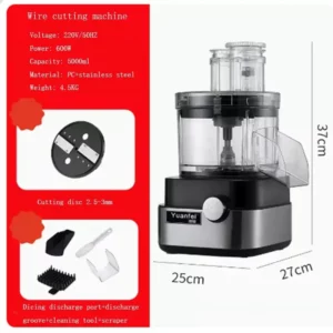 Multi Functional Electric Slicer Vegetable Cutting Machine Carrot Potato Dicing Machine Shredder Cucumber Dicer Meat Grinder - Image 2